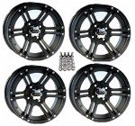 ITP 12" Black SS212 ATV Wheels for Foreman Rancher