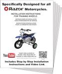 Adjustable Training Wheels for Razor Electric Motorcycles
