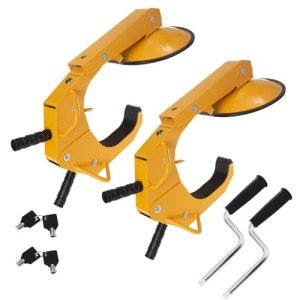 Punmew Trailer Wheel Lock 2-Pack Anti-Theft Clamp