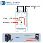 Lighted Waterproof Rocker Switch with Blue LED