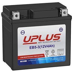 UPLUS 12V 4Ah Maintenance Free ATV Battery
