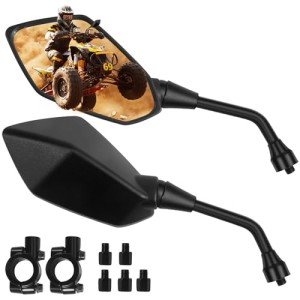 ATV & Motorcycle Universal Side Mirrors 8mm 10mm