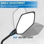 ATV & Motorcycle Universal Side Mirrors 8mm 10mm