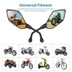 ATV & Motorcycle Universal Side Mirrors 8mm 10mm