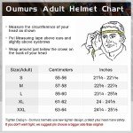 OUMURS ATV Helmet with Goggles, Gloves, and Mask