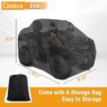 Chikia XL Waterproof ATV Cover for Outdoor Storage