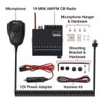 Cobra 19 Mini AM/FM CB Radio for ATVs