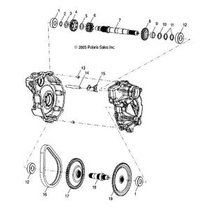 Polaris ATV Genuine Output Shaft Part 3234224