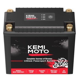 KEMIMOTO 12V Lithium Battery for ATV/UTV/Motorcycle