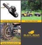 Black Boar ATV/UTV Mount with Hitch Ball
