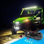 Nilight LED Light Bar Wiring Harness Kit 16AWG