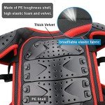 StarknightMT Kids Motorcycle Armor Suit - Red