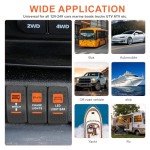 HOKAAER Waterproof LED Light Bar Switch 12V/24V