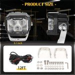 4-Pack 3" Side Shooter LED Pods for ATV