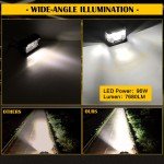 4-Pack 3" Side Shooter LED Pods for ATV