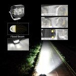 4-Pack 3" Side Shooter LED Pods for ATV