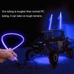 3FT Blue LED Whip Light for ATVs & UTVs