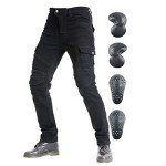 VNFOX Durable Motorcycle Jeans with Armor Pads