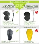 VNFOX Durable Motorcycle Jeans with Armor Pads