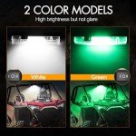 UTV Roll Bar LED Dome Light - White/Green