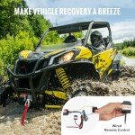 3000 lb Electric ATV Winch with Remote Control