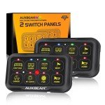 AUXBEAM 8 Gang RGB Switch Panel for ATVs
