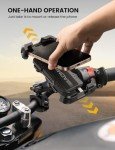 ATV Phone Mount Holder with Metal Arm & Dampener