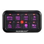 AUXBEAM 8 Gang RGB Switch Panel for ATVs