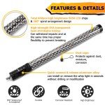 2X 2ft RGB LED Whip Lights for ATV