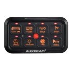 AUXBEAM 8 Gang RGB Switch Panel for ATVs