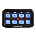 AUXBEAM 8 Gang RGB Switch Panel for ATVs
