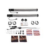 2X 2ft RGB LED Whip Lights for ATV