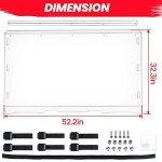 StarknightMT Scratch-Resistant Windshield for Ranger 800