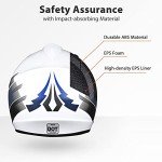 AHR Youth Full Face Offroad Helmet for ATVs