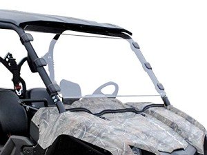 SuperATV Heavy-Duty Scratch-Resistant Windshield for Yamaha