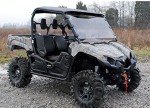SuperATV Heavy-Duty Scratch-Resistant Windshield for Yamaha
