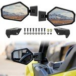 Adjustable Folding Rear View Mirrors for Can-Am