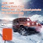 KENUOS 2PCS Engine Block Heater Pads with Thermostat