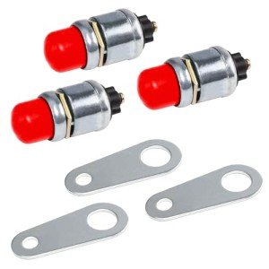 Waterproof Push Button Starter Switch - 3 Pack