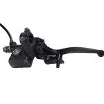 Rear Hand Hydraulic Disc Brake Master Cylinder Caliper Assembly with Brake Pads for Chinese ATV Quad Replacement for TaoTao Replacement for Buyang Replacement for Coolsport Replacement for Kazuma