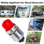 Waterproof Push Button Starter Switch - 3 Pack