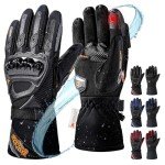 IRON JIA Winter Motorcycle Gloves for Cold Weather