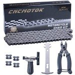 CNCMOTOK 420 Chain 132 Links plus Chain Breaker