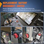 Nilight 100A Battery Disconnect Switch for ATV/Marine