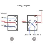 7-Pin Green LED Rocker Switch for UTVs