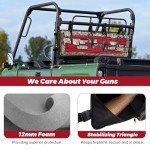 Heavy-Duty UTV Gun Bag Rack - Waterproof & Durable