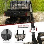 Heavy-Duty UTV Gun Bag Rack - Waterproof & Durable