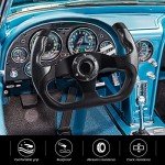 Universal Racing Steering Wheel with Horn Button