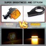 Universal Motorcycle Front Fork LED Turn Signals