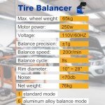 WEIZE 2.0 HP Automatic Tire Changer & Balancer